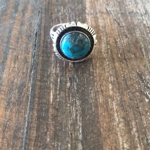 Sterling silver turquoise ring sz 7